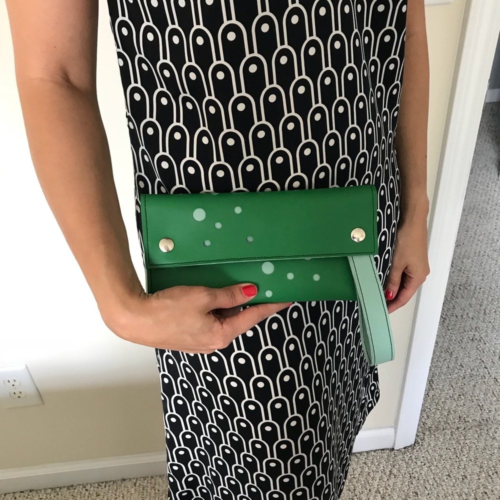 Amazing Green Holly Aiken Bag / Stitch made in NC